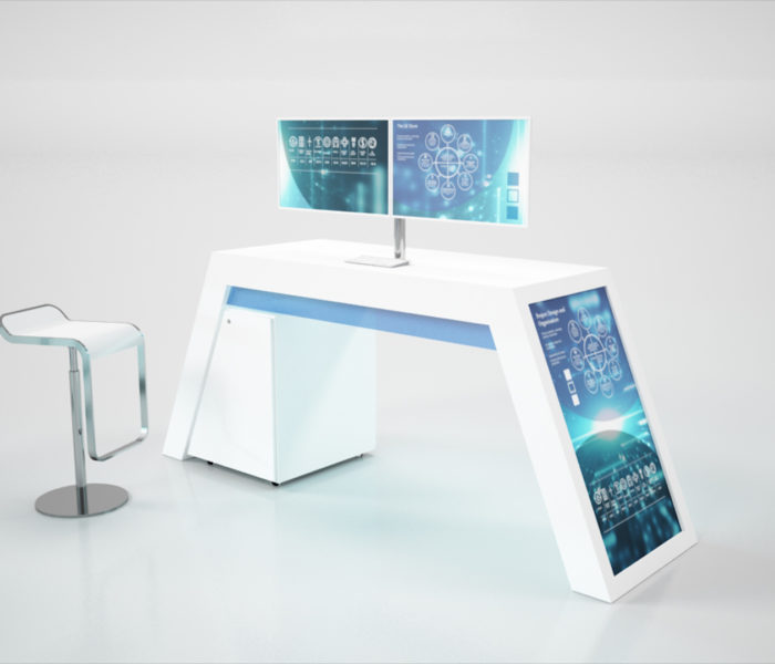 Messebau-Multimedia Table Messebau-Multimedia Table